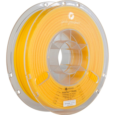 PolyFlex TPU-95A Amarelo - 2.85mm - 750 g