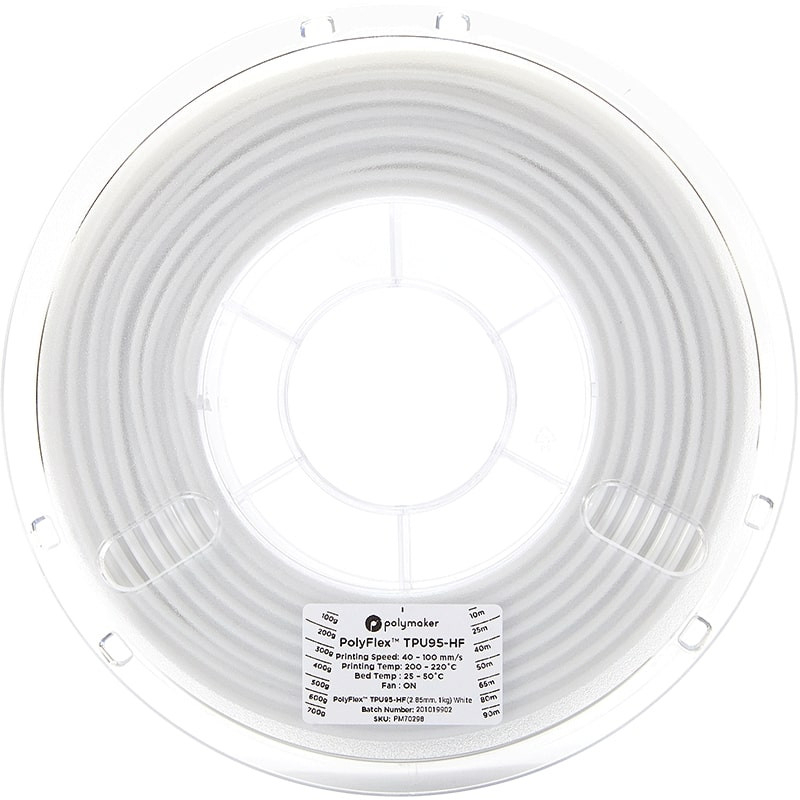 PolyFlex TPU95-HF Blanc - 2.85mm - 750 g (2)