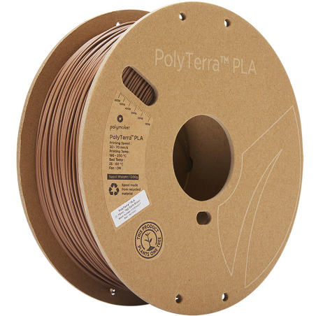 PolyTerra PLA Terra Castanha - 1.75mm - 1 kg