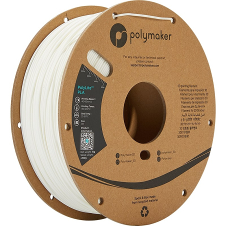 PolyLite PLA Branco - 1.75mm - 1 kg