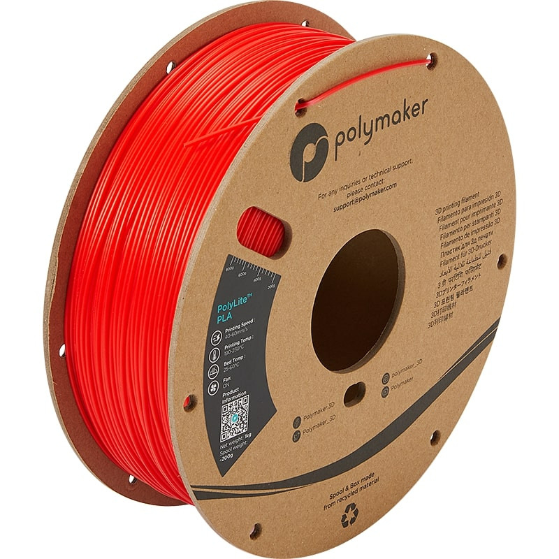 PLA Rouge PolyLite - 2.85mm - 1 kg