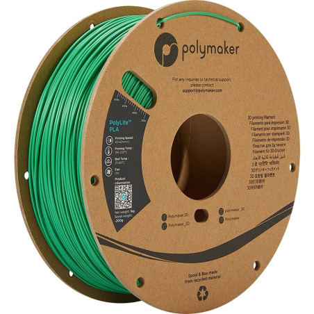 PolyLite PLA Verde - 2.85mm - 1 kg