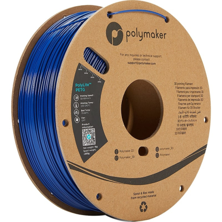 PolyLite PETG Azul - 1.75mm - 1 kg