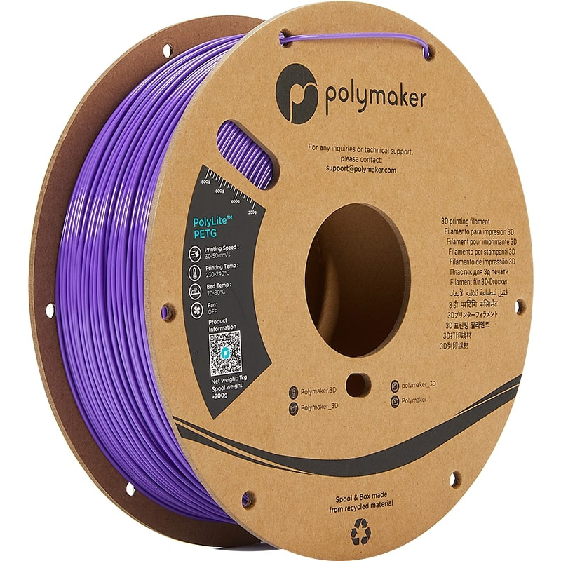 PolyLite PETG Violet  - 1.75mm - 1 kg