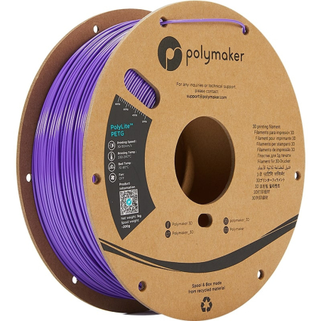 PolyLite PETG Violeta - 1.75mm - 1 kg