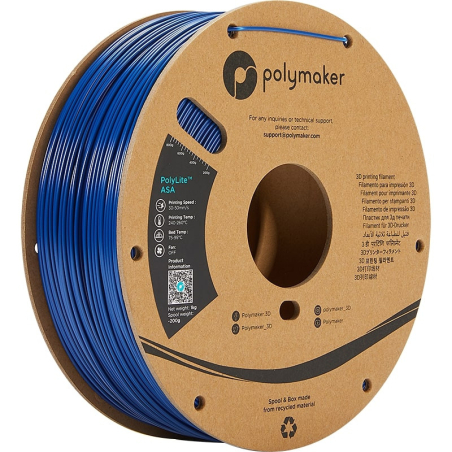 PolyLite ASA Azul - 1.75mm - 1 kg