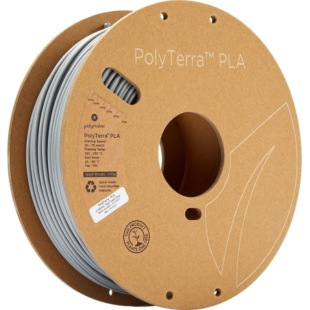 PolyTerra PLA Cinzento fóssil - 2.85mm - 1 kg