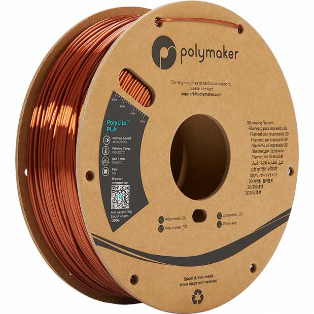 Polylite Seda PLA Bronze - 1.75mm - 1 kg