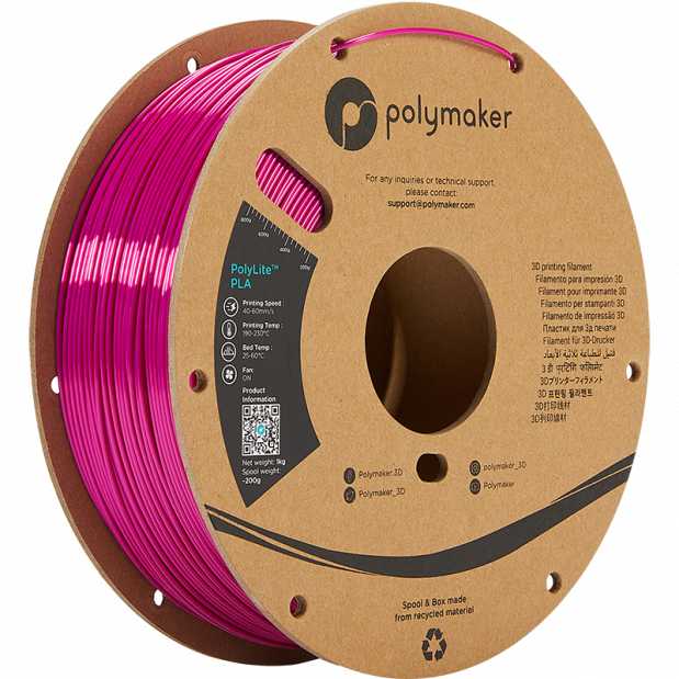 Polylite Seda PLA Magenta - 1.75mm - 1 kg