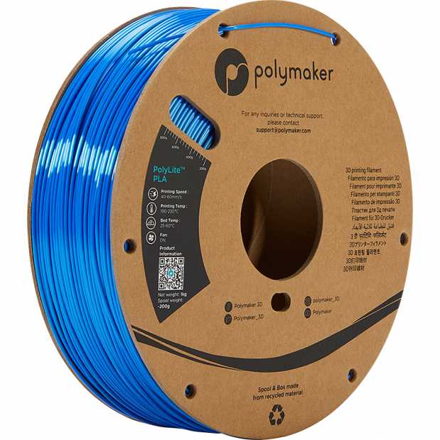 Polylite Seda PLA Azul - 1.75mm - 1 kg