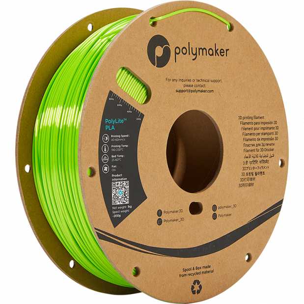 Polylite Seda PLA Lime - 1.75mm - 1 kg