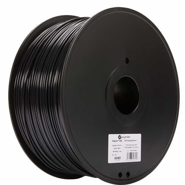 PolyLite ASA Preto - 2.85mm - 3 kg