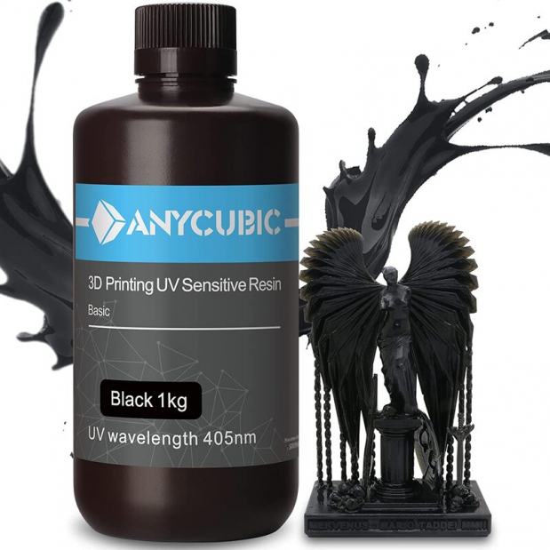 Resina Black Anycubic padrão - 1 kg