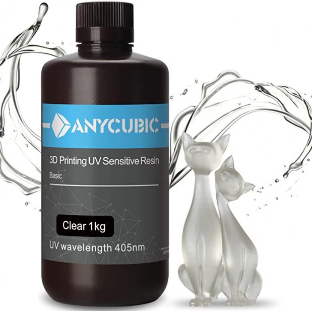 Resina transparente standard Anycubic - 1 kg