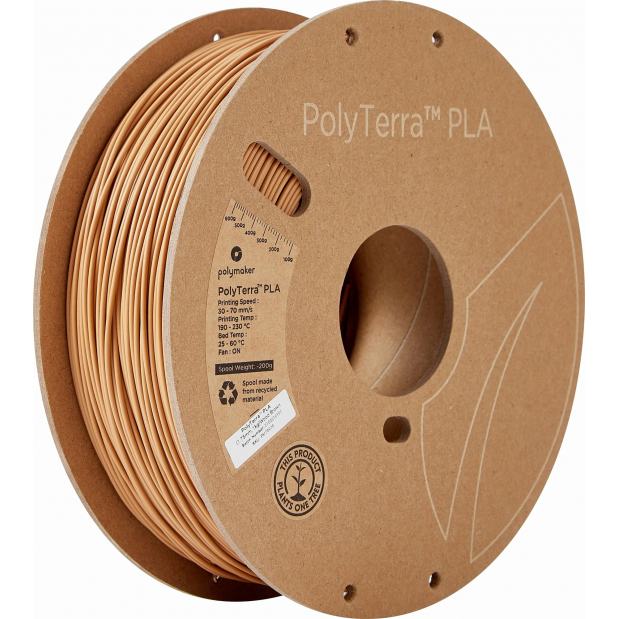 PolyTerra PLA Wood Brown - 1.75mm - 1 kg