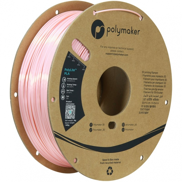 Polylite Seda PLA Rosa - 1.75mm - 1 kg