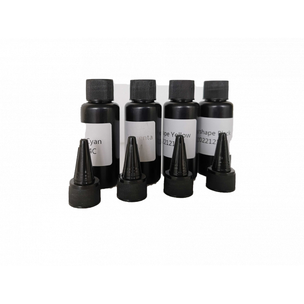 Kit de corantes pigmentados (ciano, magenta, amarelo, preto) Forshape 4x20 ml