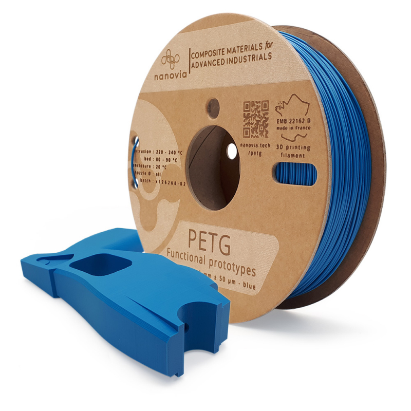 Filament PETG Bleu Nanovia