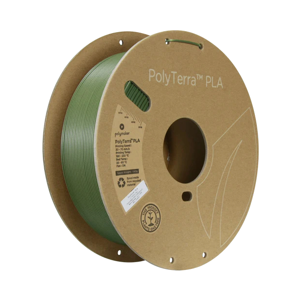 PolyTerra PLA Dual Verde Escuro Castanho (Camuflagem) - 1.75mm - 1 kg