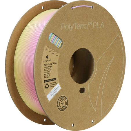 PolyTerra PLA Gradiente Pastel Rainbow - 1.75mm - 1 kg