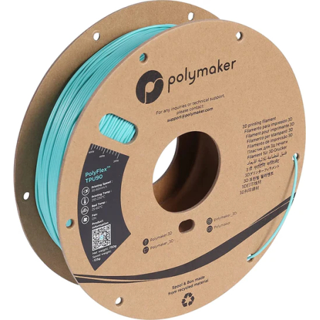 Polyflex TPU-90A Polymaker Teal (Azul-pato-verde) - 1.75mm - 750 g