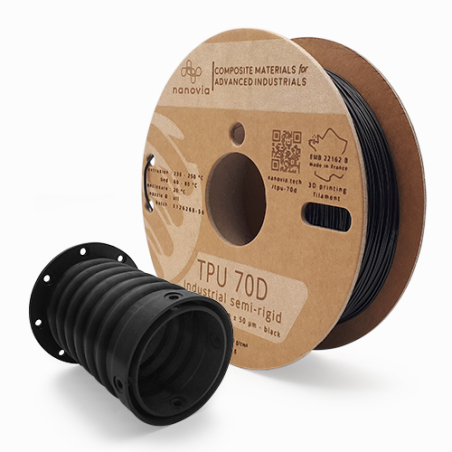 Nanovia TPU 70D Preto - 2,85 mm - 500g