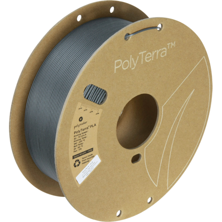 PolyTerra PLA Cinza - 1.75mm - 1 kg